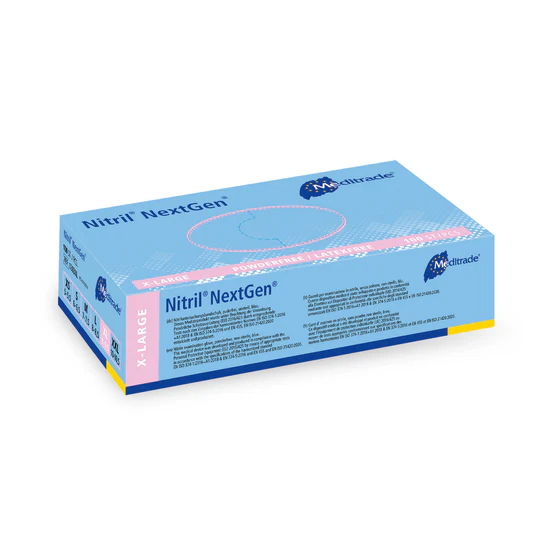 Meditrade NextGen - Einmalhandschuhe - Nitril Puderfrei in blau - Image 5